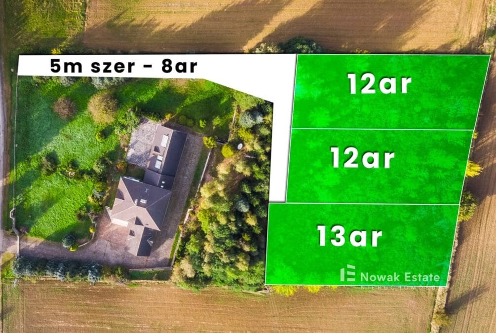 Widokowe 3 działki budowlane